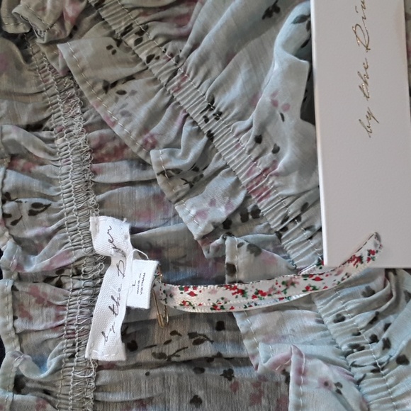 By the river long sleeve rayon dress size large new - Picture 4 of 6